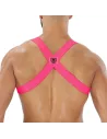 Harnais Elastique Party Boy Rose fluo