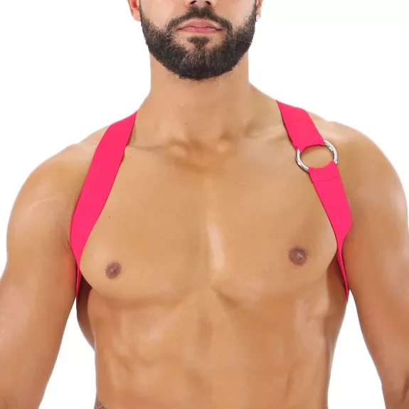 Party Boy Elastic Harness Neon Pink
