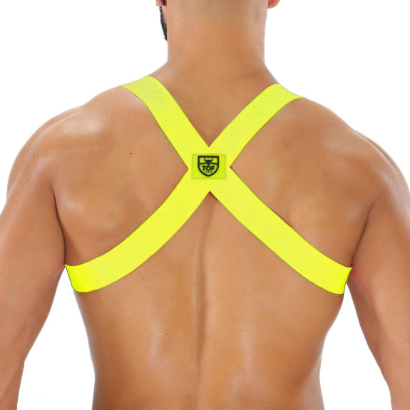 Party Boy Elastic Harness Neon Yellow