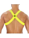 Harnais Elastique Party Boy Jaune fluo