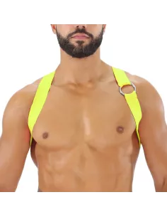 Party Boy Elastic Harness Neon Yellow