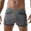 Camo Gym Sexy Shorts Grey