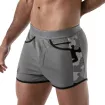 Camo Gym Sexy Shorts Grey