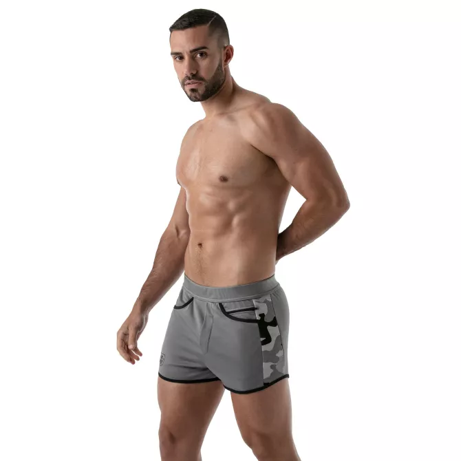 Short Sexy De Gym Camo Gris