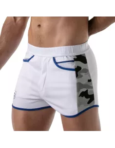 Camo Gym Sexy Short White