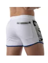 Camo Gym Sexy Short White