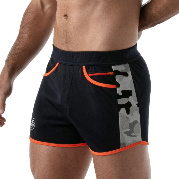 Camo Gym Sexy Shorts Navy