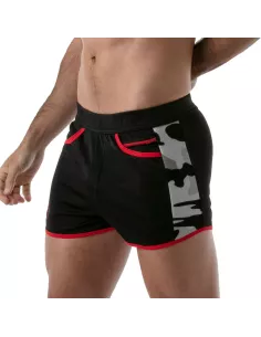 Camo Gym Sexy Shorts Black