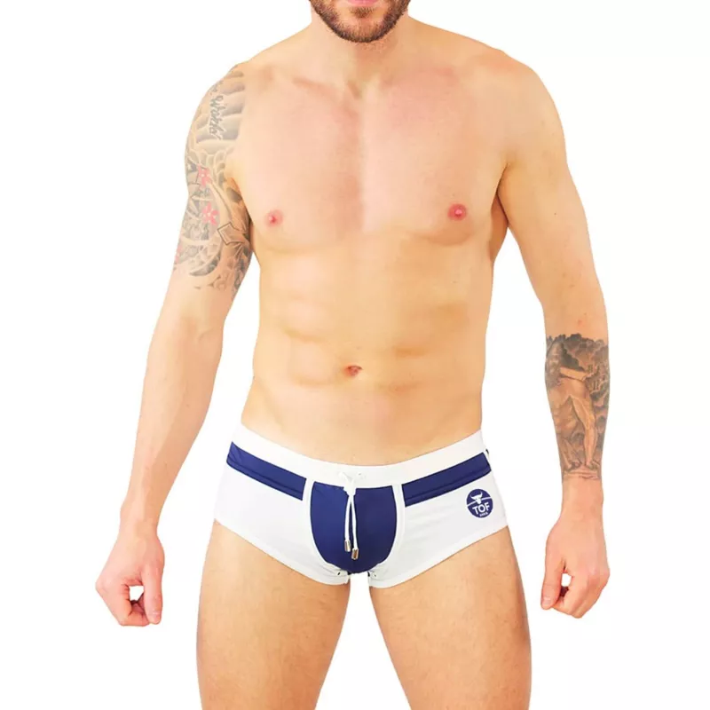 Sidney swim short Navy-blue - TOF-PARIS.com