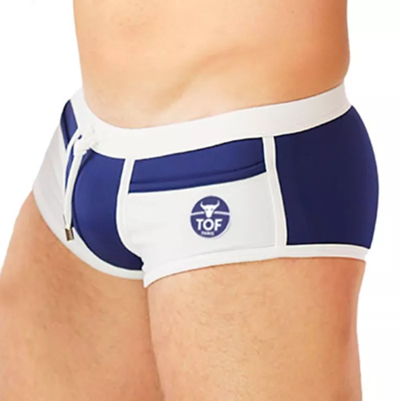 Sidney swim short Navy-blue - TOF-PARIS.com
