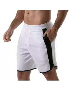 Gym Long Sexy Shorts White