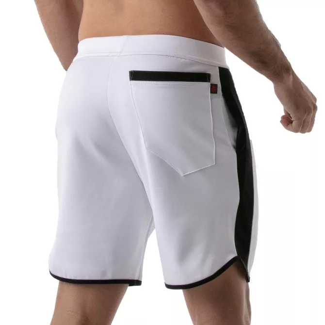 Long Short Sexy De Gym Blanc