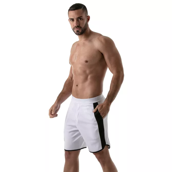 Long Short Sexy De Gym Blanc