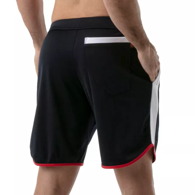 Long Short Sexy De Gym Bleu-Marine