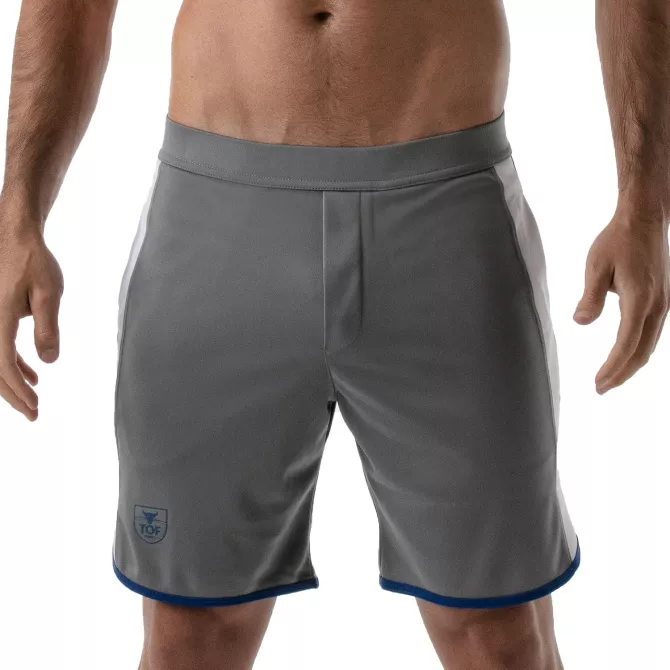 Gym Long Sexy Shorts Grey