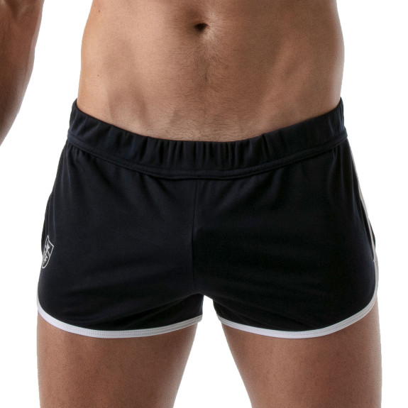 Short Sexy De Coureur Bleu-Marine