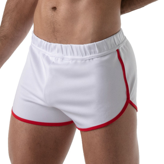 Short Sexy De Coureur Blanc