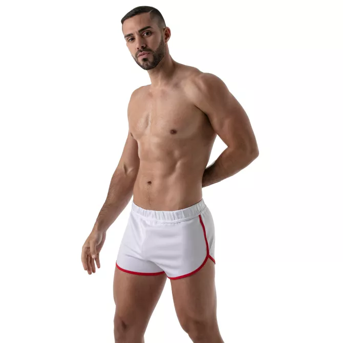 Short Sexy De Coureur Blanc