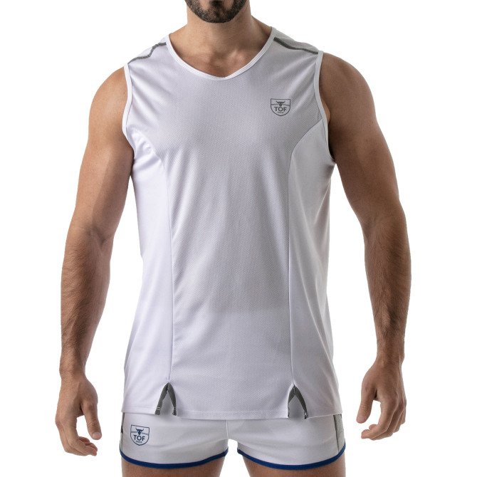 Total protection tank top white