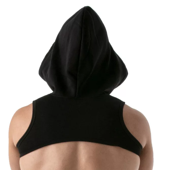 Hoodie Harness - Black - Hood - Back