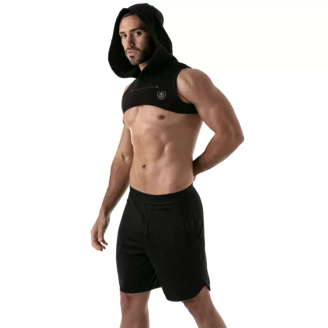 Hoodie Harness - Black - Complet Body - Face