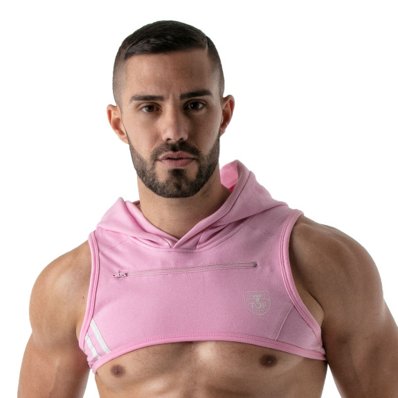 Paris Hoodie Harness Pink for men