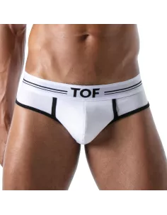 French Brief for Men White - High-Cut Style and Comfort by TOF Paris