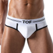French Brief for Men White - High-Cut Style and Comfort by TOF Paris