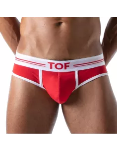 French Slip Homme Rouge - Style Échancré et Confort by TOF Paris