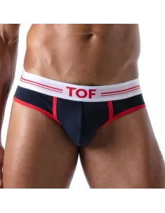 French Slip Homme Bleu Marine - Style Échancré et Confort by TOF Paris