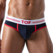 French Slip Homme Bleu Marine - Style Échancré et Confort by TOF Paris