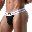 French String for Men Black - Sexy, Minimalist, and Comfortable by TOF Paris