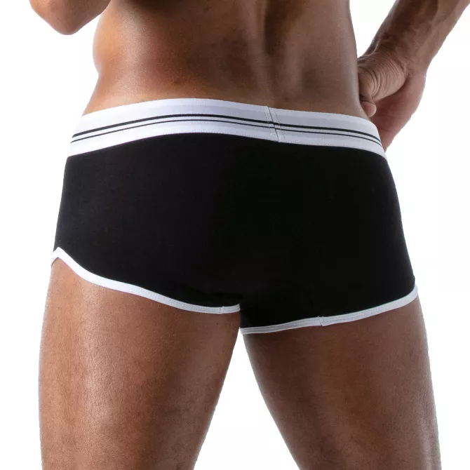 Boxer French Noir - Boxers et shortys homme en coton | TOF Paris