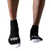 TOF Paris Men's Low-Cut Socks Black – Comfort & Subtle Style