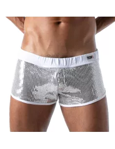 Star Sexy Mini-Shorts Silver