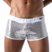 Star Sexy Mini-Shorts Silver