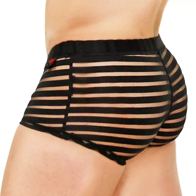 Boxer Apollon Noir - TOF-PARIS.com