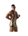 singlet for men in glittery fabric