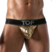 Star Stringless Thong Gold