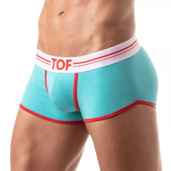 Boxer French Turquoise - Boxers et shortys homme en coton | TOF Paris