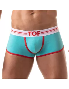 Boxer French Turquoise - Men's Cotton Trunks and Shorties | TOF Paris