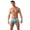 Boxer French Turquoise - Men's Cotton Trunks and Shorties | TOF Paris