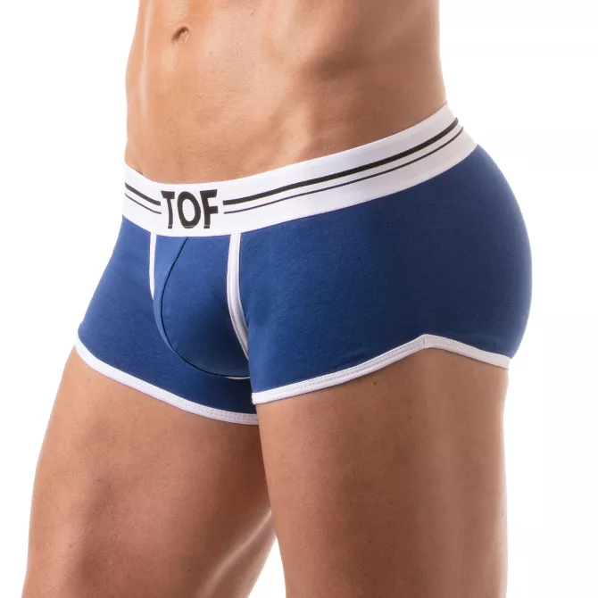 Boxer French Royal Blue - Men's Cotton Trunks and Shorties | TOF Paris