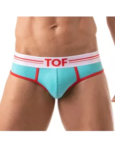 French Slip Homme Turquoise - Style Échancré et Confort by TOF Paris