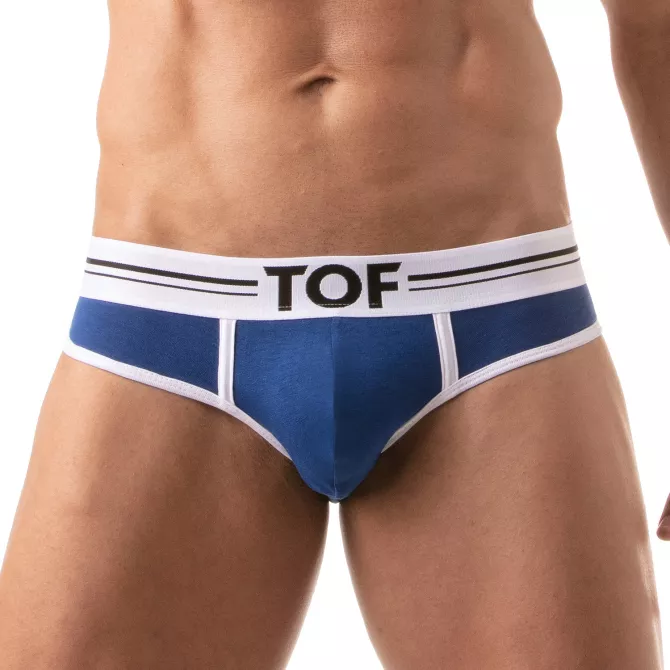 French Brief for Men Royal Blue - High-Cut Style and Comfort by TOF Paris