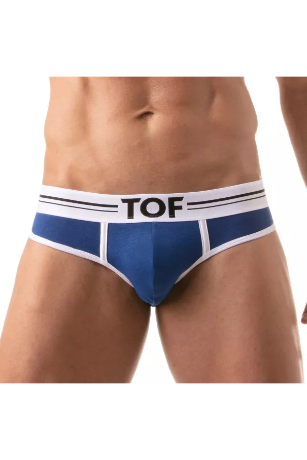 French Slip Homme Bleu Royal - Style Échancré et Confort by TOF Paris