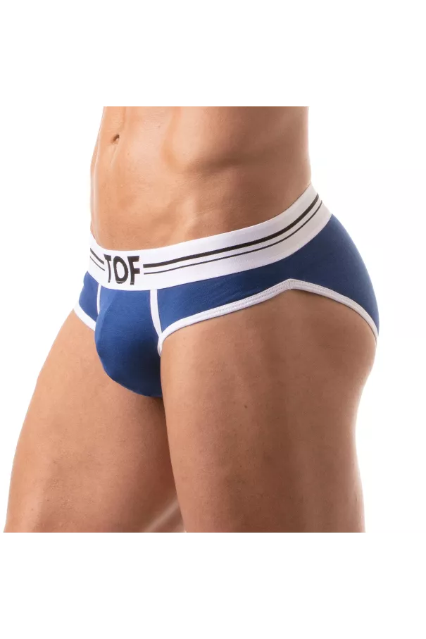 French Slip Homme Bleu Royal - Style Échancré et Confort by TOF Paris