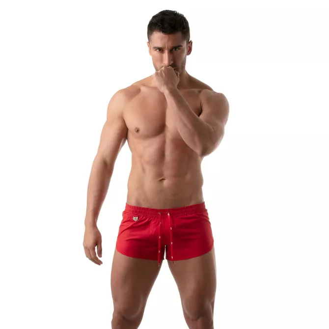 Beach Swim Sexy Shorts Red