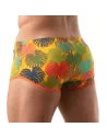 Floral Brazilian Swimsuit Yellow