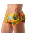 Floral Brazilian Swimsuit Yellow